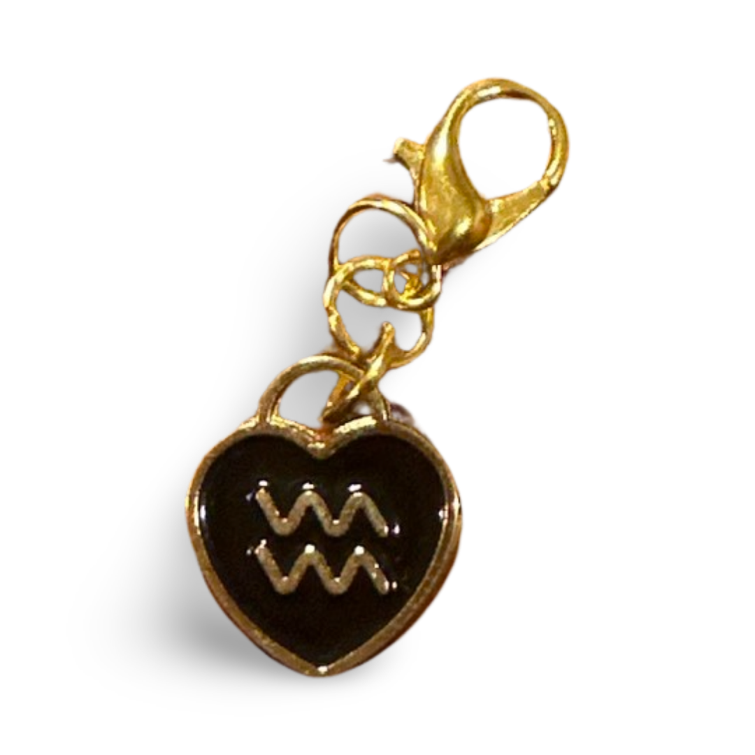 Zodiac sign Tweezer Charms (black)