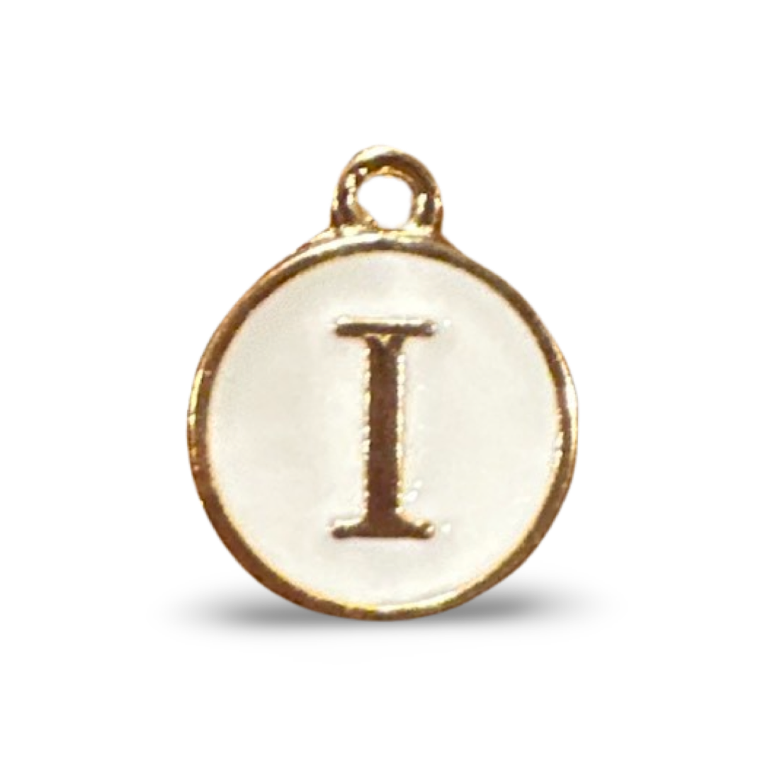 Initial Tweezer Charms (white)