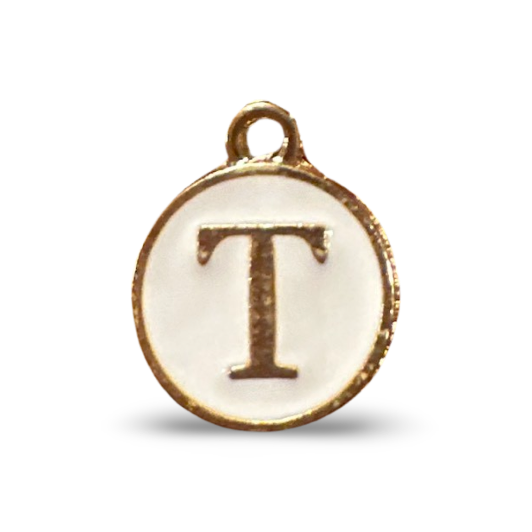 Initial Tweezer Charms (white)