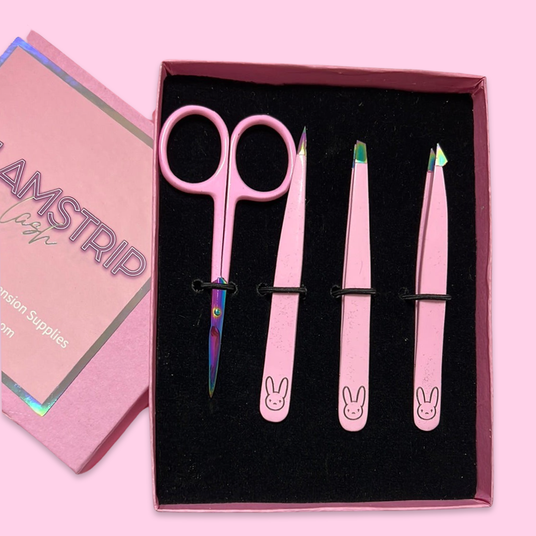 Bad Bunny Eyebrow Tweezer Set