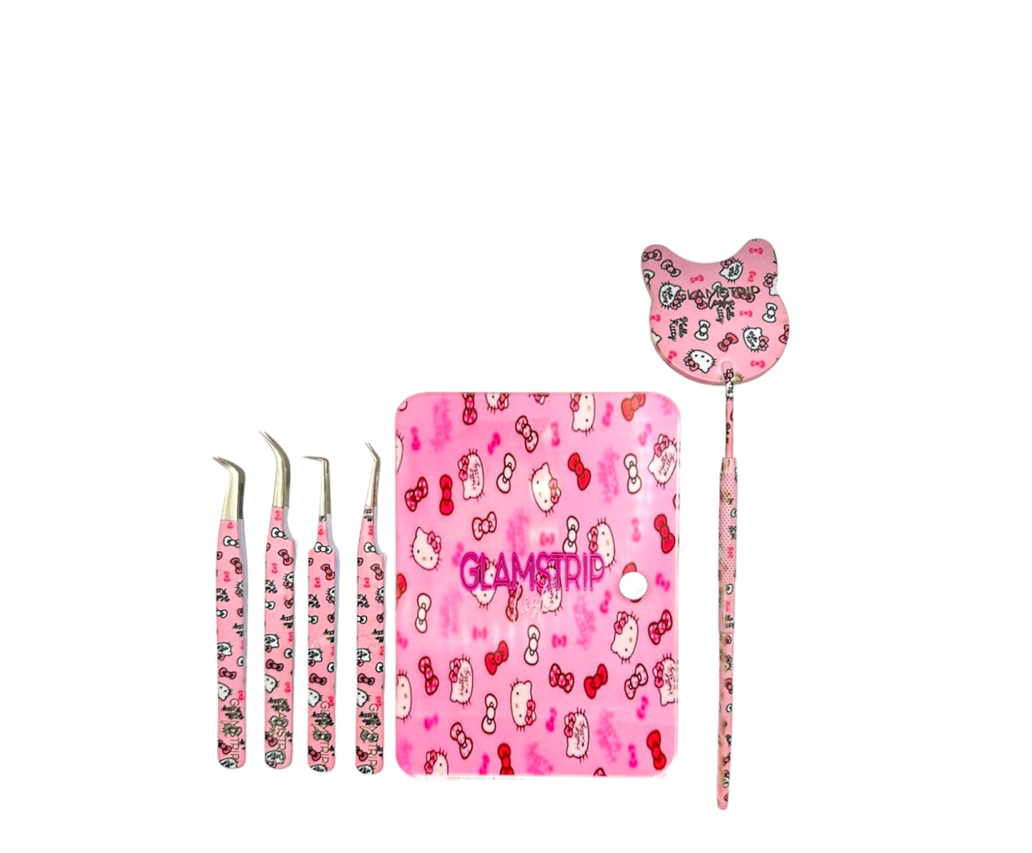 6pc Hello Kitty Fibertip Tweezer Bundle